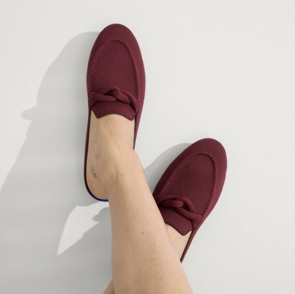 Rothy's Shoes - Rothy's The Loafer Mule Auburn Syrah 5 NWOT